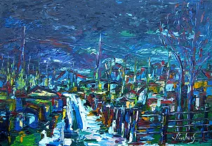 Jerzy Stachura - Sampowe Hill - night