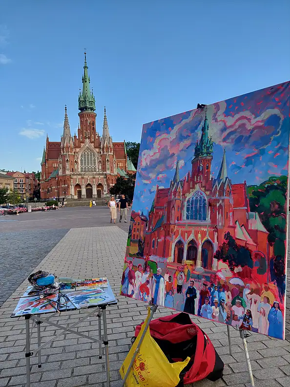 Anastasiia Kurkova, Sanctuary of Modern Life, Oil painting - canvas, 100 x 120