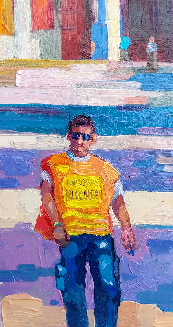 Anastasiia Kurkova, Sanctuary of Modern Life, Oil painting - canvas, 100 x 120