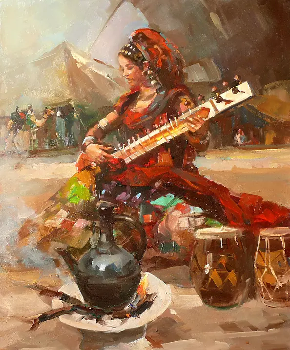 Krzysztof Tracz - Scene from the imagination.