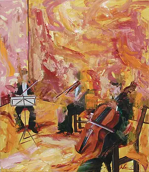 Cyprian Nocoń, Scherzo, Obraz olejny - płótno, 70 x 80