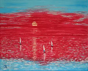 Serge R - Sea in red II