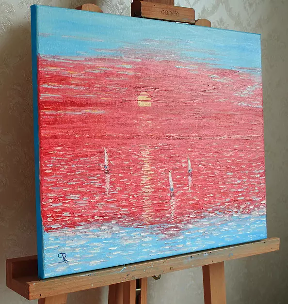 Serge R - Sea in red II