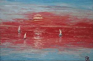 Serge R - Sea in red