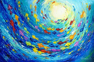 Olha Darchuk - Sea swirl to the light