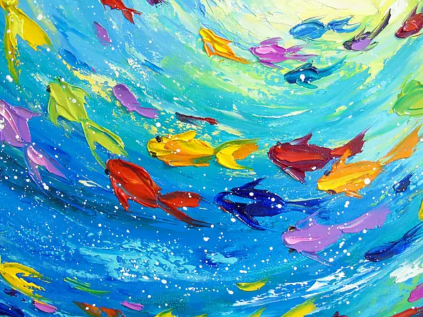 Olha Darchuk - Sea swirl to the light