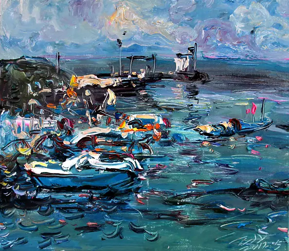 Andrew Zhao - Seascape impression-No.4