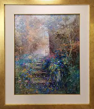Paweł Łącki, Тайный проход, Масляная картина - холст, 50 x 61
