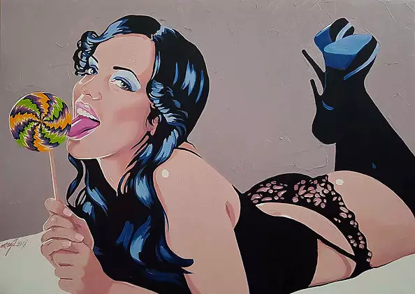 Maja Wolf - Selfie: Lollipop