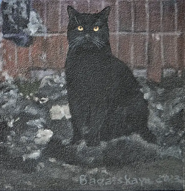 Nataliya Bagatskaya - Selfie ze sztuką Banksy'ego