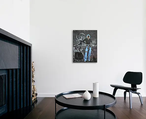 Nataliya Bagatskaya - Selfie ze sztuką Banksy'ego