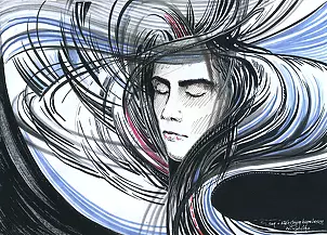 Witold Kubicha - Dream of a  blue hat