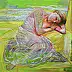 Małgorzata Limon, Sen o morzu, Obraz olejny - płótno, 100 x 100