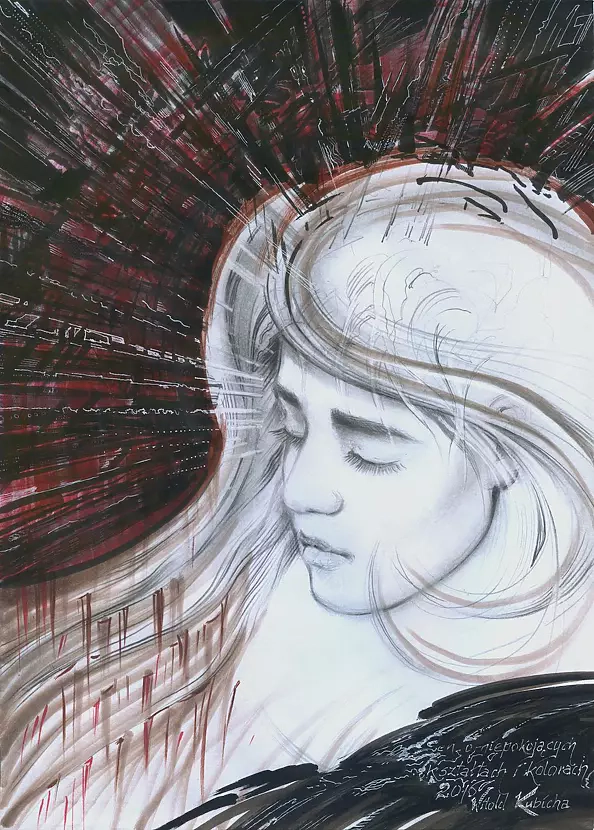 Witold Kubicha - Dream of disturbing shapes and colors