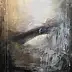 Iwona BORKOWSKA, Verträumter Horizont. Die Kollektion „In einem Augenblick“, Weitere, Lasur, Acrylgemälde, Mischtechniken - Leinwand, 90 x 100