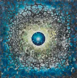 Marco Marzari, Senza titolo, Масляная картина - холст, 70 x 70
