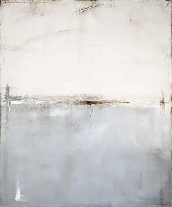 Maja Gajewska, Sepia and White IX, Oil painting - canvas, 100 x 120