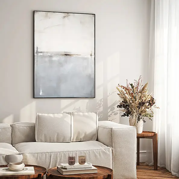 Maja Gajewska, Sepia and White IX, Oil painting - canvas, 100 x 120