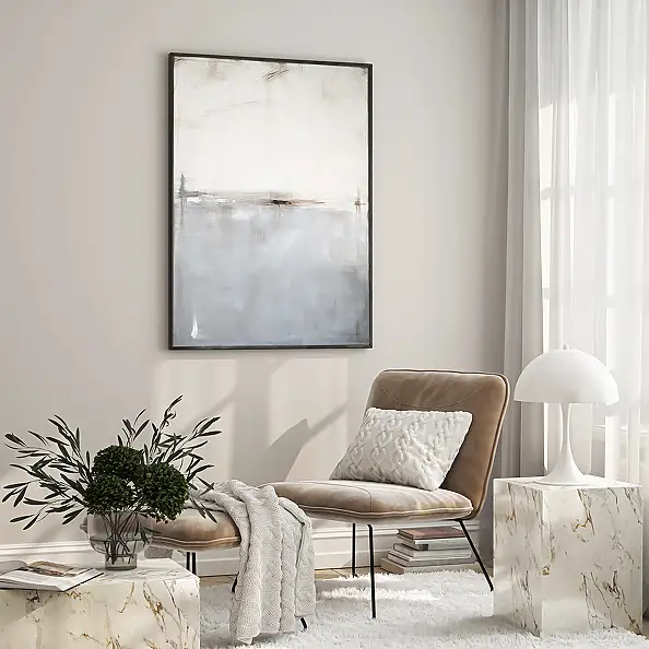 Maja Gajewska, Sepia and White IX, Oil painting - canvas, 100 x 120