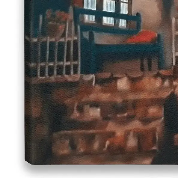 Maryam Gomizi, Heart of Heritage – Mary G, Oil painting - canvas, 70 x 50