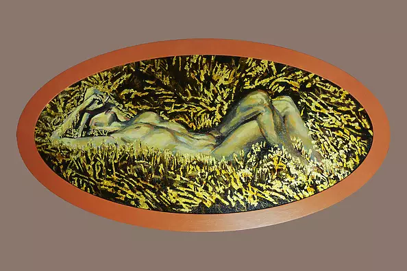 Drozdova Mariia - Serenity golden grass