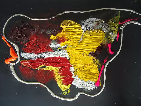 Roman Bonchuk - Series of abstract paintings "Melancholy" 2013 # 1