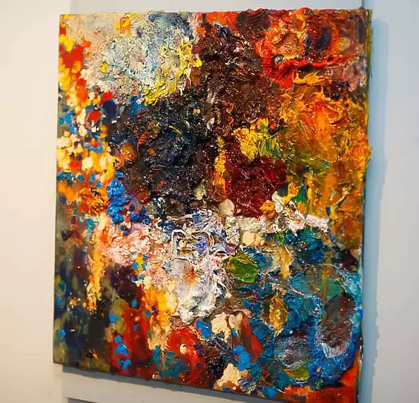 Roman Bonchuk - Series of abstract paintings "Melancholy" 2013 # 1