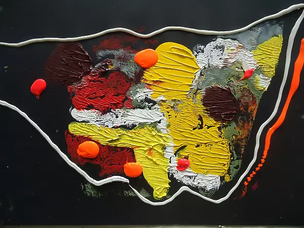 Roman Bonchuk - Series of abstract paintings "Melancholy" 2013 #2