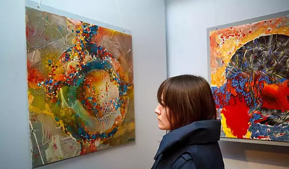 Roman Bonchuk - Series of abstract paintings "Melancholy" 2013 #2