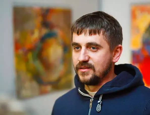 Roman Bonchuk - Series of abstract paintings "Melancholy" 2013 #2