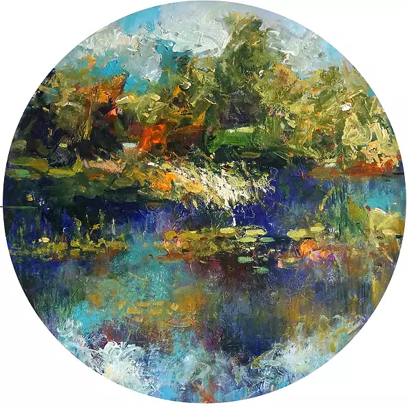 Aleksandra Adamczak - Sfera natury_tondo