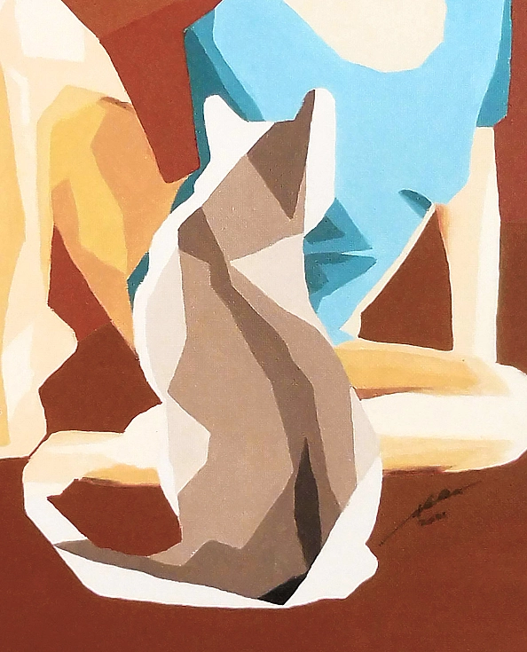 Maga Fabler - She + cat