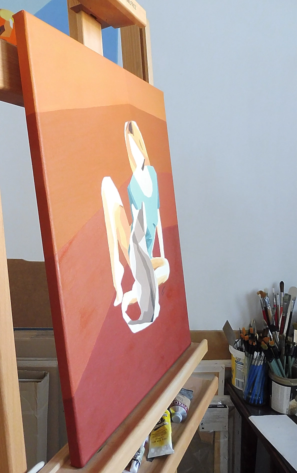 Maga Fabler - She + cat