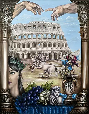 J Stachyra - Sieben Wunder der Welt - Rom Colosseum