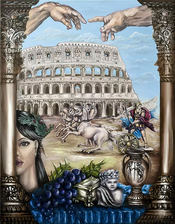 J Stachyra - Siedem cudów świata -  Roma Colosseum 