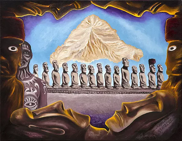 J Stachyra - Siedem cudów świata -  Wyspa Wielkanocna - Rapa Nui