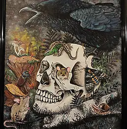 Agnieszka Mantaj, Siedlisko, Obraz akrylowy - płyta, 40 x 50