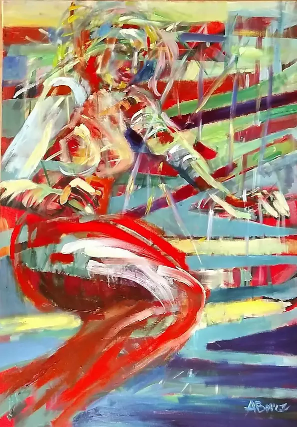 Anna Borcz - Seated woman