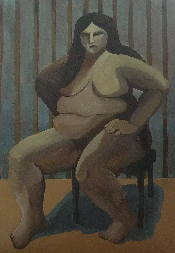 Małgorzata Kurowska - Siedząca na krześle