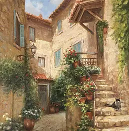 Małgorzata Sadowska Majewska - "Sitting Cat" (Provence)