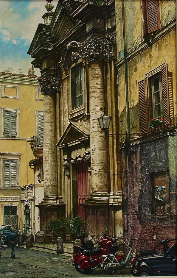 Andrzej A Sadowski - Via di Siena-Pantaneto