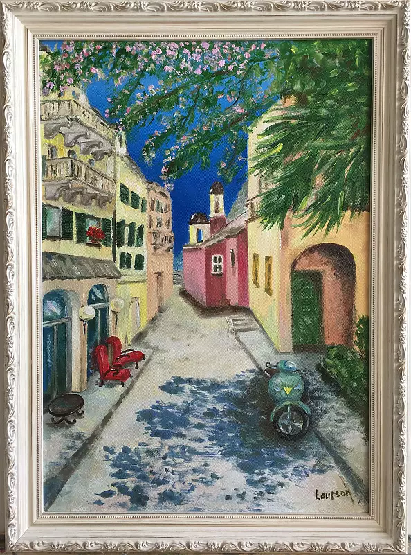 Anna Laurson - Siesta. From the "Travels" tube. Greece, Corfu