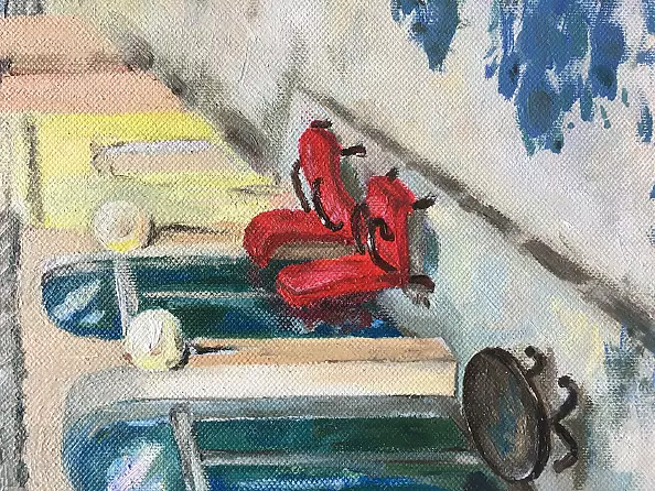 Anna Laurson - Siesta. From the "Travels" tube. Greece, Corfu