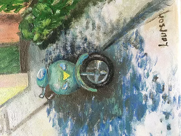 Anna Laurson - Siesta. From the "Travels" tube. Greece, Corfu