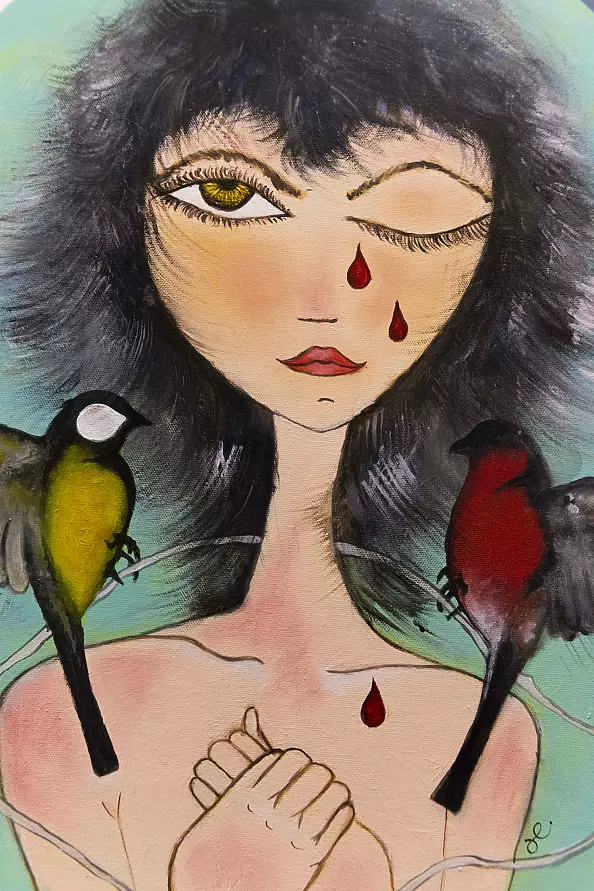 Anna Ewa Kosińska - Tit and rubies.