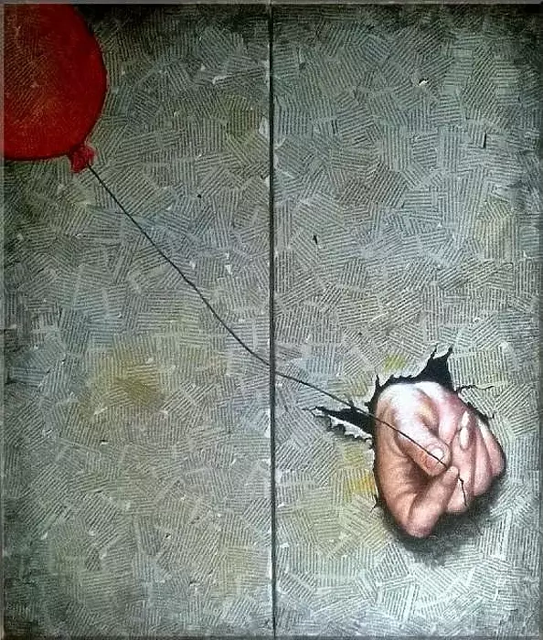 Beata Jańdzio - Siła dyptyk 2x 70/30