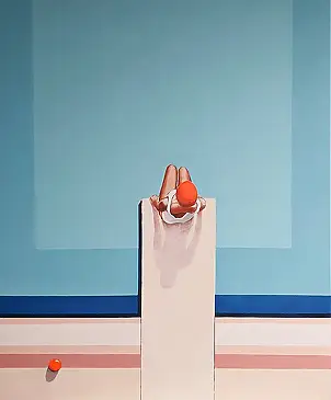 Renata Magda, Silence VI, Obraz akrylowy - płótno, 75 x 90