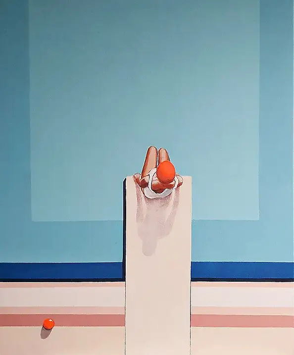 Renata Magda, Silence VI, Obraz akrylowy - płótno, 75 x 90