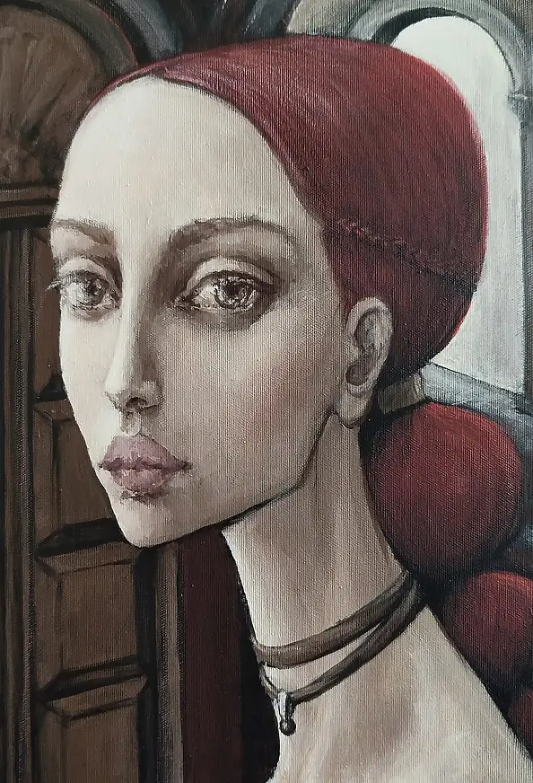 Jolanta Karczewska-Mełnicka, Silenzio, Quadro ad acrilico - tela, 50 x 70