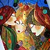 Marek Wierchuszko, Sisters, Acrylic painting - canvas, 50 x 70
